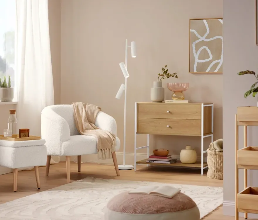 Kommode »GRADE« mit 2 Schubladen, Holzoptik