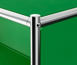 Kommode Metall »CN3« mit 3 Klappenfächern, grün