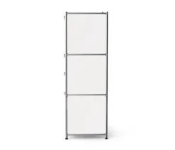 Kommode Metall »CN3« mit 2 Klappenfächern und 2 Schubladen, weiß
