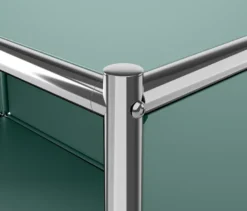 Kommode Metall »CN3« mit 2 Klappenfächern, salbei