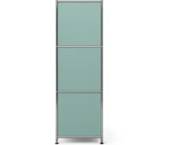 Kommode Metall »CN3« mit 2 Klappenfächern, salbei