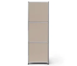 Kommode Metall »CN3« mit 9 Klappenfächern, taupe