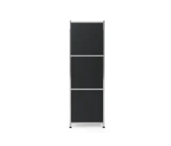 Kommode Metall »CN3« mit 4 Klappenfächern, schwarz
