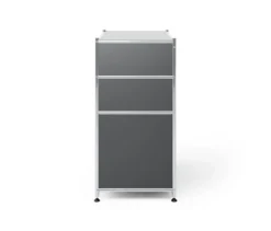 Kommode Metall »CN3« mit 3 Schubladen, grau
