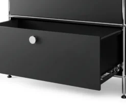 Kommode Metall »CN3« mit 6 Schubladen, schwarz
