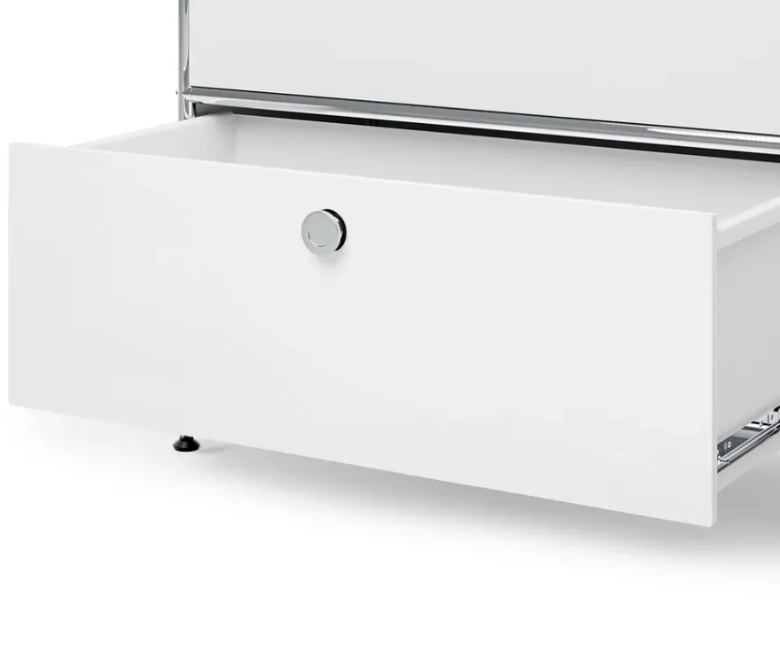 Kommode Metall »CN3« mit 3 Schubladen, weiß