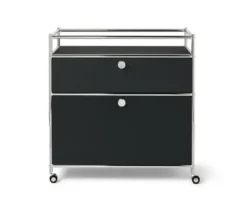 Kommode Metall »CN3« mit 1 Schublade, 1 Klappenfach und Umrandung