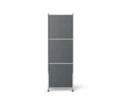 Kommode Metall »CN3« mit versetzbaren Klappenfächern, grau