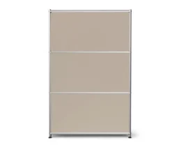 Kommode Metall »CN3 Slim Line« mit 3 Klappfächern, taupe