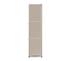 Kommode Metall »CN3 Slim Line« mit 3 Klappfächern, taupe