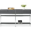 Konsole Metall »CN3« mit 2 Schubladen, grau