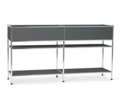 Konsole Metall »CN3« mit 2 Schubladen, grau