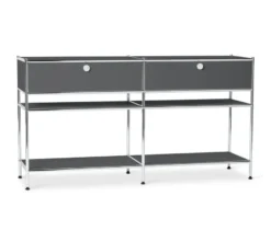 Konsole Metall »CN3« mit 2 Schubladen, grau