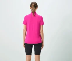 Kurzarm-Rad-Shirt, pink