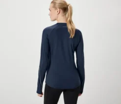 Langarm-Funktionsshirt, dunkelblau