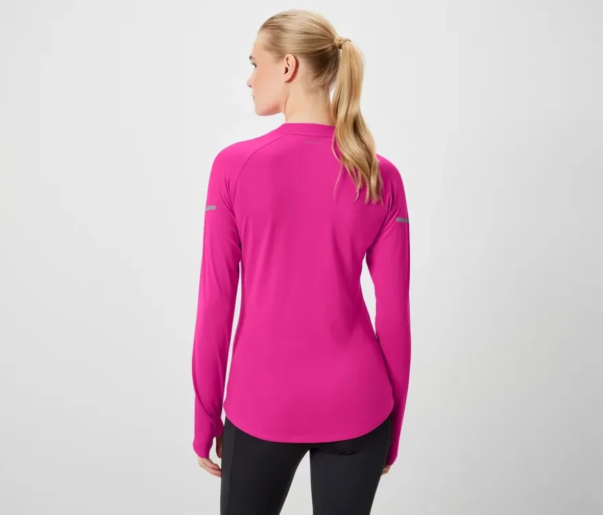 Langarm-Funktionsshirt, neonpink
