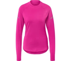 Langarm-Funktionsshirt, neonpink
