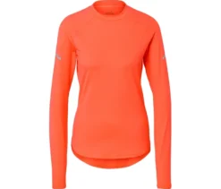 Langarm-Funktionsshirt, neonorange