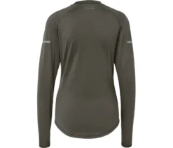 Langarm-Funktionsshirt, olivgrün