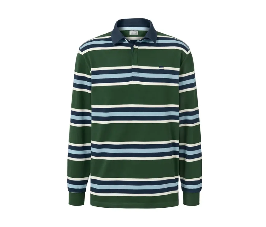 Langarm-Poloshirt