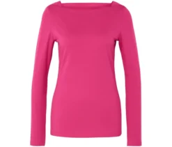 Langarmshirt, fuchsia
