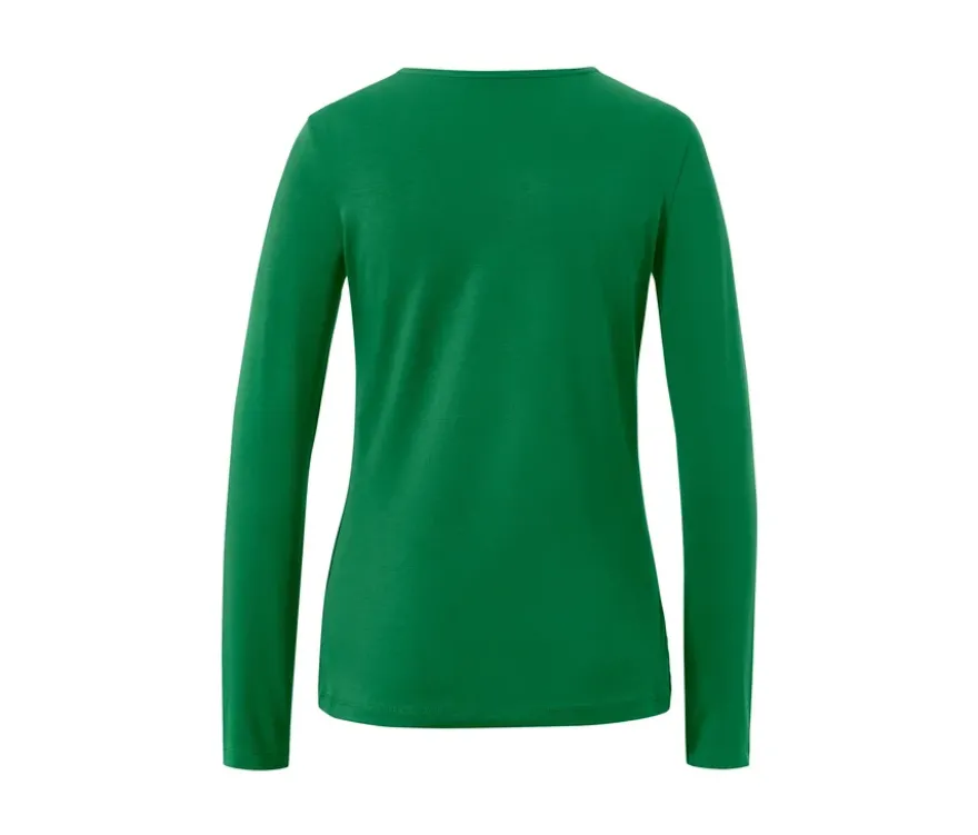 Langarmshirt, grün