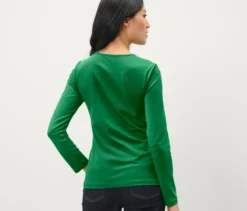 Langarmshirt, grün