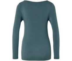 Langarmshirt im Modal-Seide-Mix