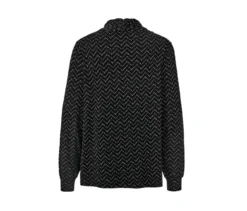 Langarmshirt mit V-Ausschnitt, Alloverprint