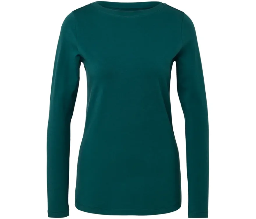 Langarmshirt, petrol