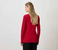 Langarmshirt, rot