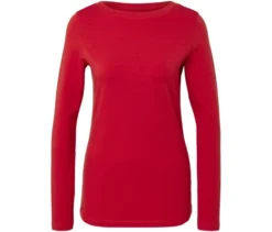 Langarmshirt, rot