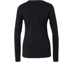 Langarmshirt, schwarz