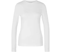 Langarmshirt, weiß