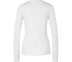 Langarmshirt, weiß