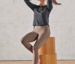 Langarm-Yogashirt