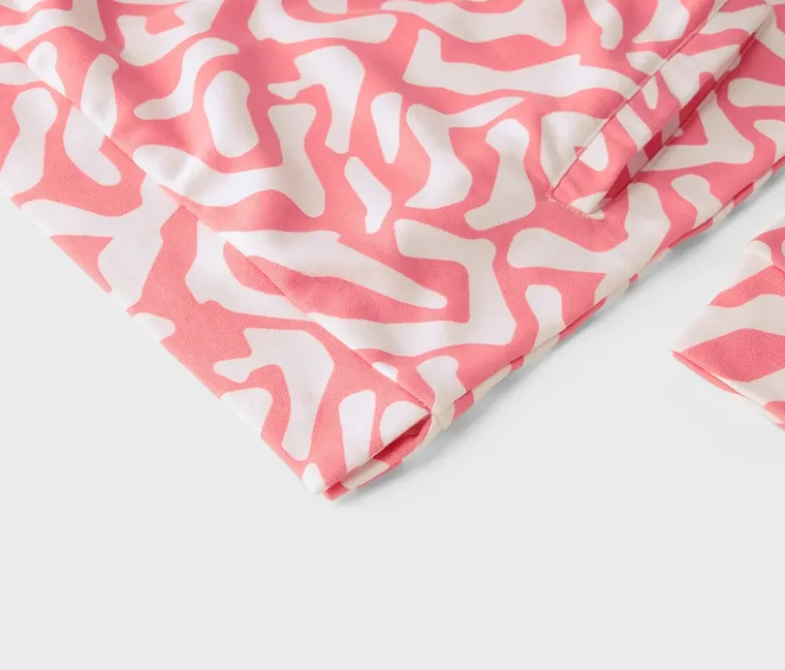 Langes Sweatshirt mit Alloverprint