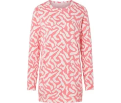 Langes Sweatshirt mit Alloverprint