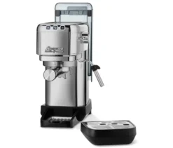 »Lapressa« Siebträgermaschine, silber