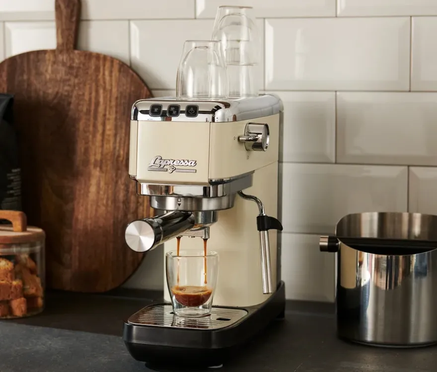 »Lapressa« Siebträgermaschine, creme