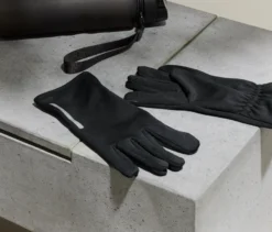 Laufhandschuhe, schwarz