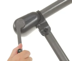 Leco Ampelschirm* Ø 300 cm, inkl. Schirmständer und Abdeckhaube, anthrazit