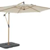 Leco Ampelschirm* Ø 300 cm, inkl. Schirmständer und Abdeckhaube, beige