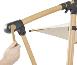 Leco Ampelschirm* Ø 300 cm, inkl. Schirmständer und Abdeckhaube, beige