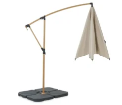 Leco Ampelschirm* Ø 300 cm, inkl. Schirmständer und Abdeckhaube, beige