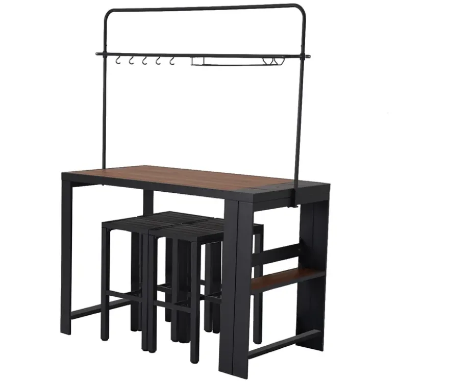 Leco Bartisch und 4 Hocker