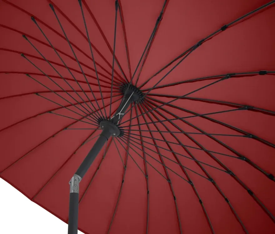 Leco Shanghai Sonnenschirm*, Ø 270 cm, rot