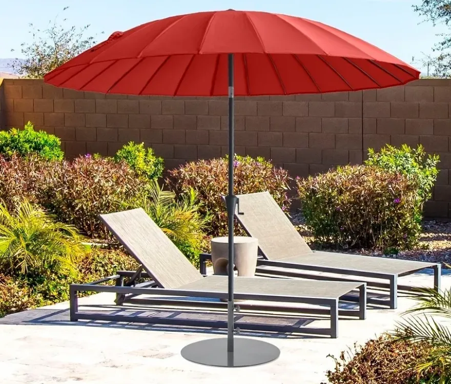Leco Shanghai Sonnenschirm*, Ø 270 cm, rot