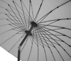 Leco Shanghai Sonnenschirm*, Ø 270 cm, hellgrau