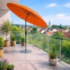 Leco Shanghai Sonnenschirm*, Ø 270 cm, orange